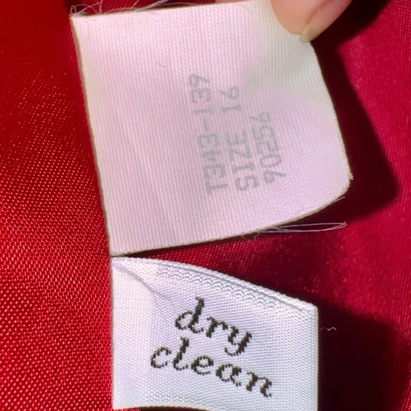 Vintage Pendelton Red Burgundy Wool Blazer size 16 - Picture 3 of 7